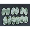 26-31 MM Natural Peace Jade Matched Pair Oval Cabochon Gemstone 6 Pair Lot C-771