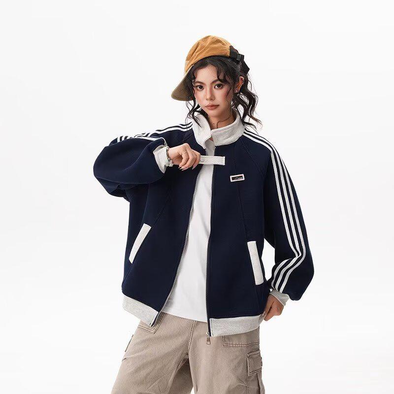 2025 Spring/Autumn Men’s Trendy Hipster Jacket - High Street Hong Kong, Japanese, Harajuku, & Korean Style 3XL