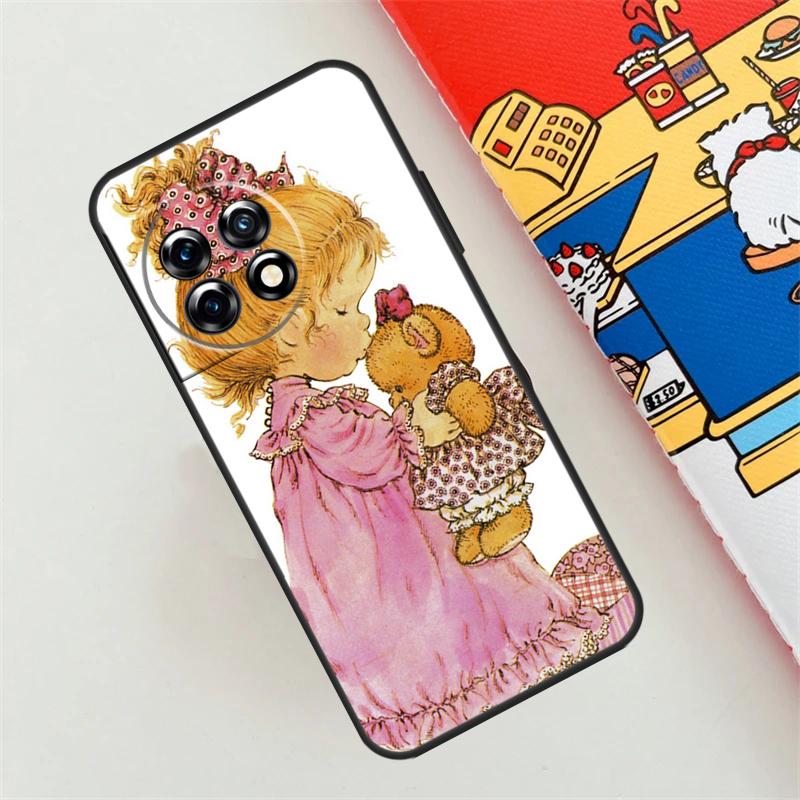 Sarah Kay pattern Case For OnePlus 10T 8T 12R 10R 9R 12 11 10 9 Pro Nord CE 4 2 Lite N10 N20 N30 Nord 3 Cover