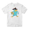 Tricou Perry Ornitorincul, Tricou Phineas și Ferb, Mărimi Bărbați Femei (PRR-77520)