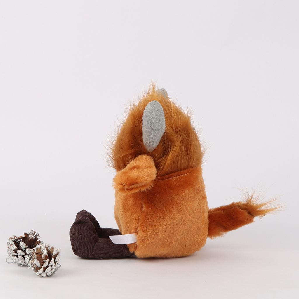 Highland Cattle Playful Highland Cattle Plush Toy With Smiling Calf Decoration