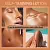 Self-Tanning Lotion-Moisturizing Skin For Natural Looking Tan-With Theobroma Cacao Seed Butter-Suitable For All Skin Types, 80g