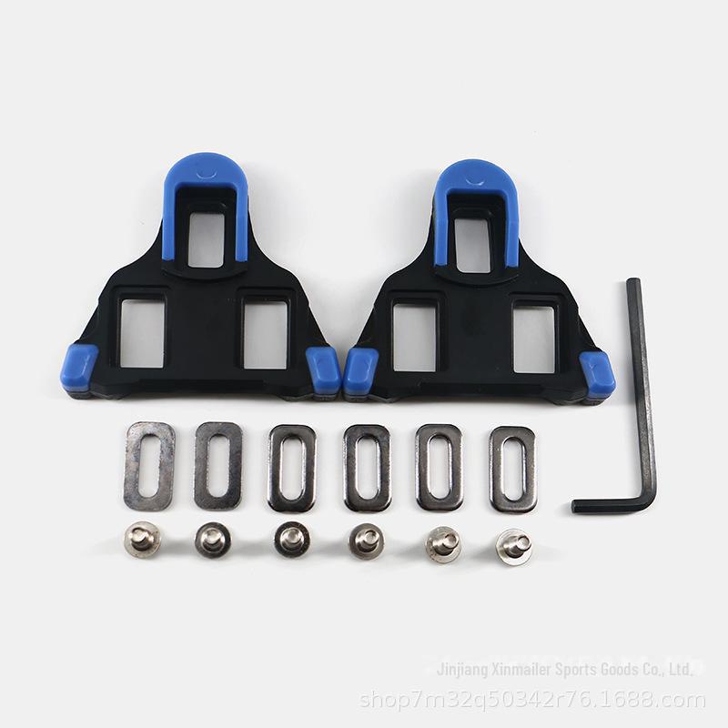 Multi-Color SPD Compatible Cycling Shoe Cleats for Mountain and Road Bikes синий