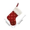 Christmas Stockings Sequin with Lanyard Non-fading Gift Candy Bag Tear-resistant Hanging Pendant Household Fireplace