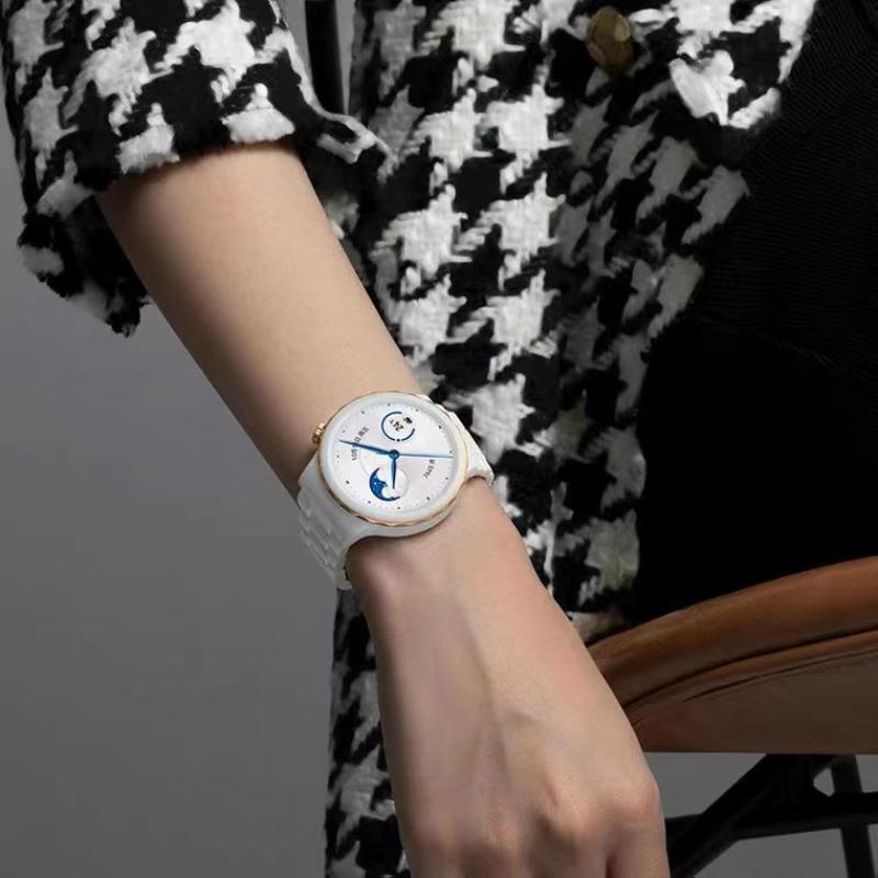 Cinturino in Ceramica 22mm 20mm per Huawei Watch GT3 Pro 46mm/43mm Bracciale in Metallo Cinturino da Polso per Samsung Watch 5/4/3 Amazfit GTR/Stratos