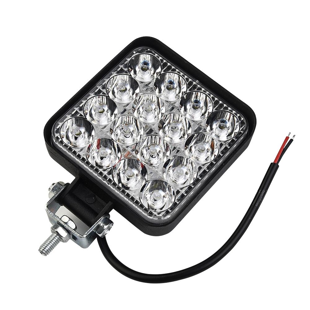 Parts Work Lights 110x110x37mm Truck Replacement 2Pcs Lamp Bulbs 6000K