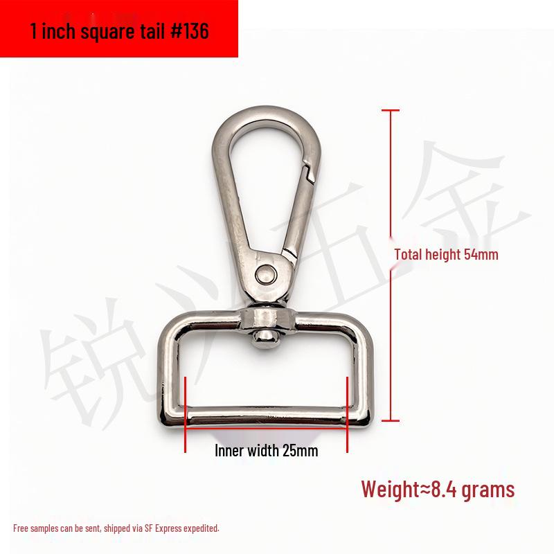 Zinc Alloy Metal Dog Leash Buckle and Luggage Strap Hook