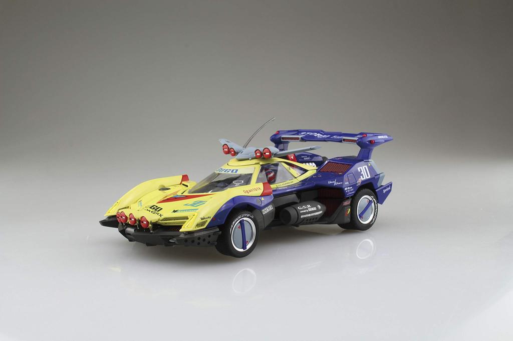 Aoshima Bunka Kyozai Cyber Formula 21 Sugo Asurada Modo Rally Escala Modelo de Plástico Não. G.S.X 1/24