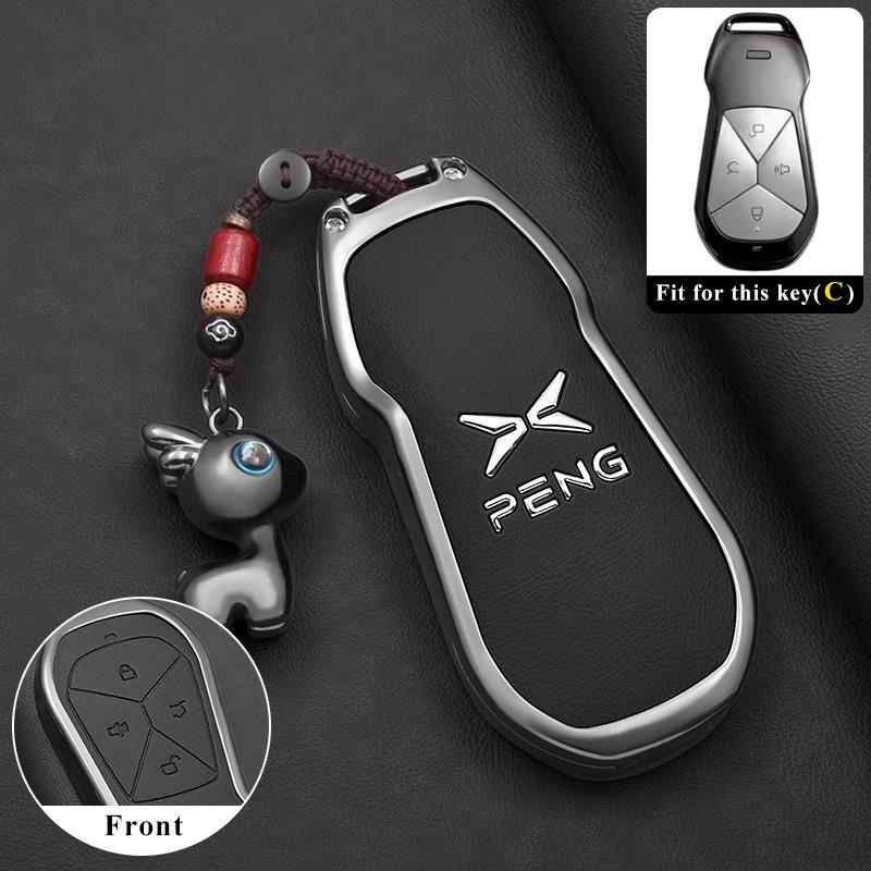 Autoschlüsselhülle für Xpeng Xiaopeng G6 2025 2026 Auto-Styling Schlüsselanhänger Fernbedienung Dekoration Abdeckung Schale Ringhalter Fob Zubehör