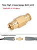 New High-pressure Water Gun Conversion Quick Connector Adapter All Copper