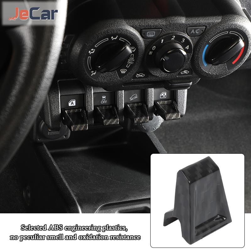 ABS Car Window Lift Switch Button Extended Decoration Sticker Trim Cover For Suzuki Jimny  Up Car Interior