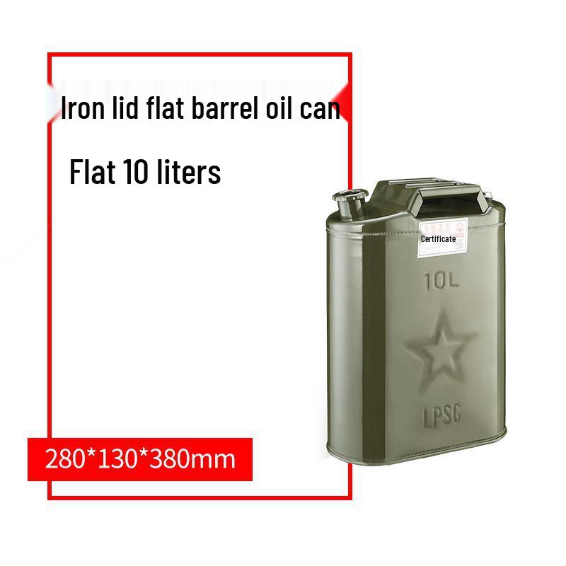 Gasoline/Diesel Fuel Can: 10L & 20L Spare Tank, Thickened Sheet Metal
