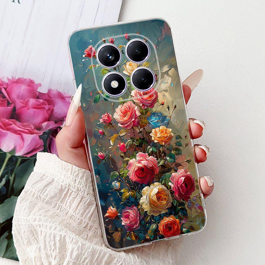 For Xiaomi Redmi Note 14 Pro Plus Case New Popular Flower Marble Soft Silicone Cover For Xiaomi Redmi Note 14 Pro Global Capinha