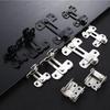 Door Lock 90/180 Degree Barn Bolt Cast Stainless Steel Hook Latch Window Cabinet Locks with Screws Right Angle Sliding Gate Lock
