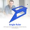 T-Type Woodworking Gauge Ruler Aluminum Alloy 45 90 Degree Gauge Ruler Accurate 3D Mitre Angle Measuring Tool Woodworking Tool