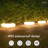 Led Solar Post Light Warm Pillar Lamp Rechargeable Modern Street Panel Landscape Outdoor Floor Lamps Patio Waterproof Decoration
