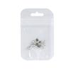10Pz Brillanti Mini 2mm-6mm Bianchi Trasparenti Traslucidi Diamanti Pelo Nail Art Strass Decorazioni Gioielli Manicure Ornamenti
