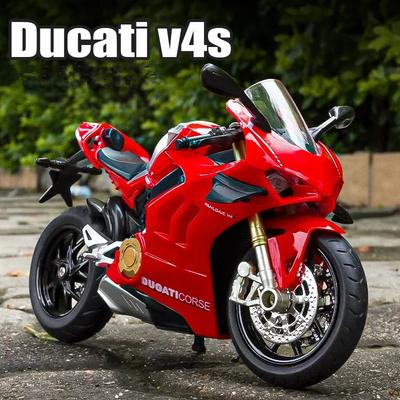 1:12 Ducati Panigale V4S Legierung Cross-Country Motorradmodell Simulation Spielzeug Straßenmotorradmodell Sammlung Kindergeschenk M17