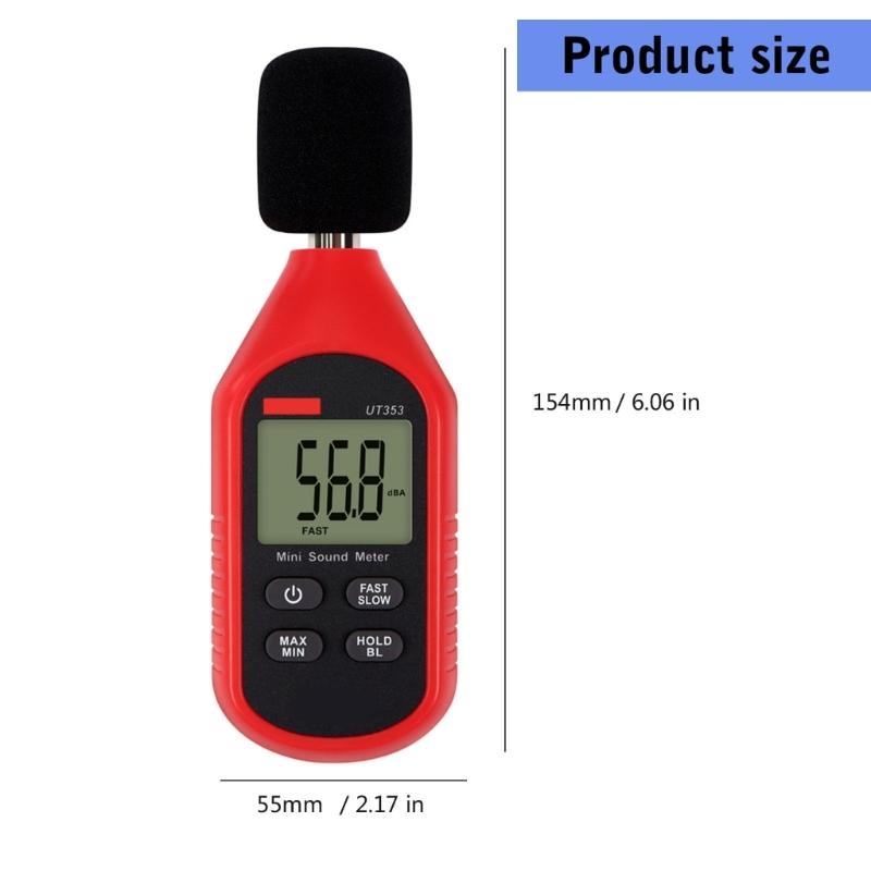 Portable Noise Level Tester Decibel Meter for Household Use for Monitoring Sound Level and Reducing Noise Pollution