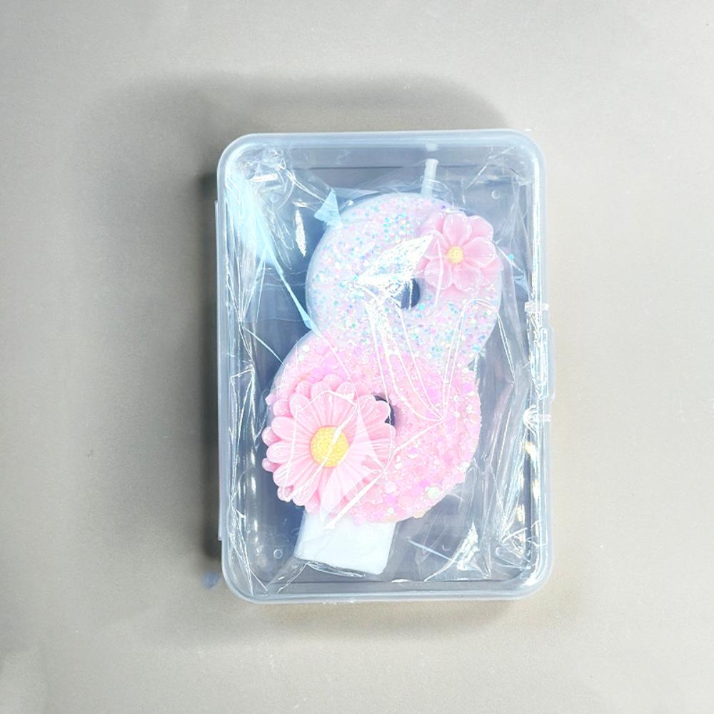 Number Candle Individually Packaged Birthday Candle Cake Topper Paraffin Wax Digital Candle For Mother'S Day Valentine'S Day