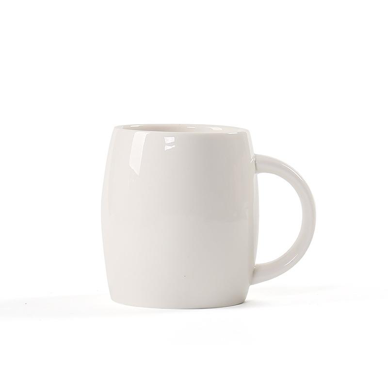 Keramisk kaffekopp med lokk, Vintønnekrus, Par-kopp, Vannkopp, Gavekopp, Reklamekopp