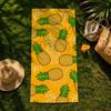 Prosop de plajă P-Pineapple Food, prosop de baie absorbant cu uscare rapidă pentru înot, sală de sport, camping, exterior