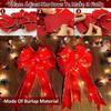 2pcs Large Size LED Luminous Bow Luminous Design Handmade Craft Christmas Tree Decoration Ribbon Material Creative
