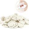 White Latex Anti-Slip Finger Cots for Beauty & Manicure Applications