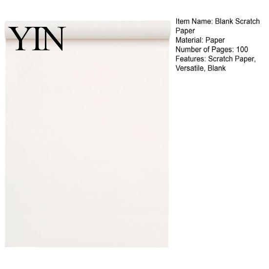 High Density Writing Paper for Markers Thick Blank Scratch Paper, Premium White Unlined Versatile Ink Resistant Sketching Physics Equations