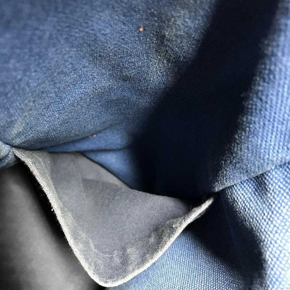 HERMES horse cheval Hermes Chevaux Tote Bag with Pouch Shoulder Bag blue/Black