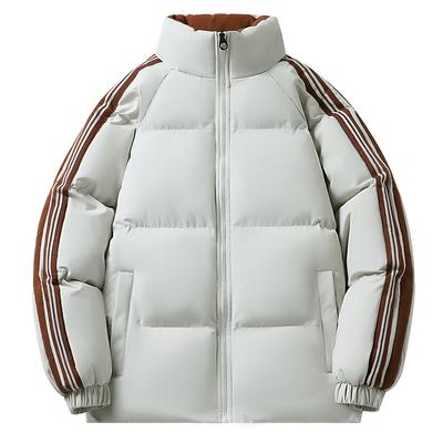 Cotton Jacket Men's Winter Thick Cotton Jacket Men and Women Loose Casual Jacket Cotton Jacket Thickened Stand Collar Cotton Jacket