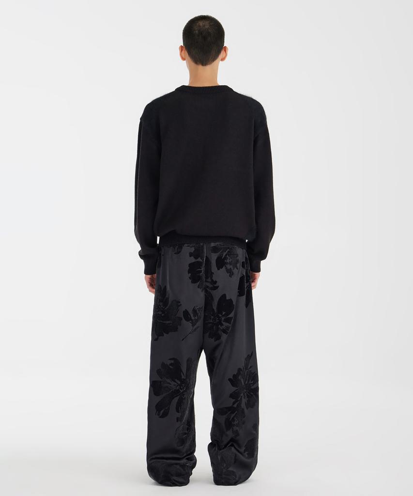 YOUTH Curved Angora Knit - Black