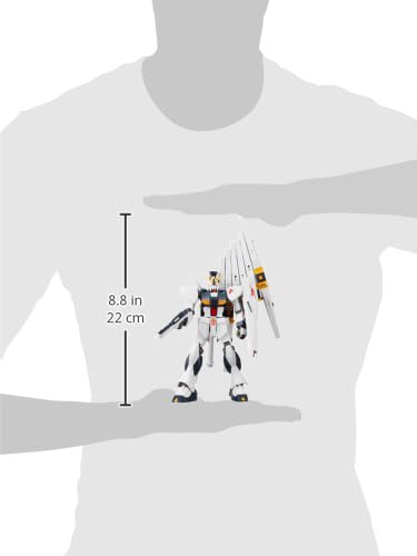 BANDAI SPIRITS HGUC Mobile Suit Gundam: Char's Counterattack Nu Gundam 1/144 Scale Pre-Colored Plastic Model