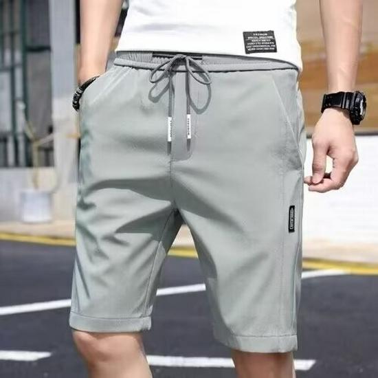 Herre Japansk Retro Vidbent Svart Casual Sommershorts