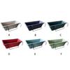 ABS Rectangular Flower Basket Sturdy And Durable Hanging Planter For Balcony Outdoor Gardener Plant