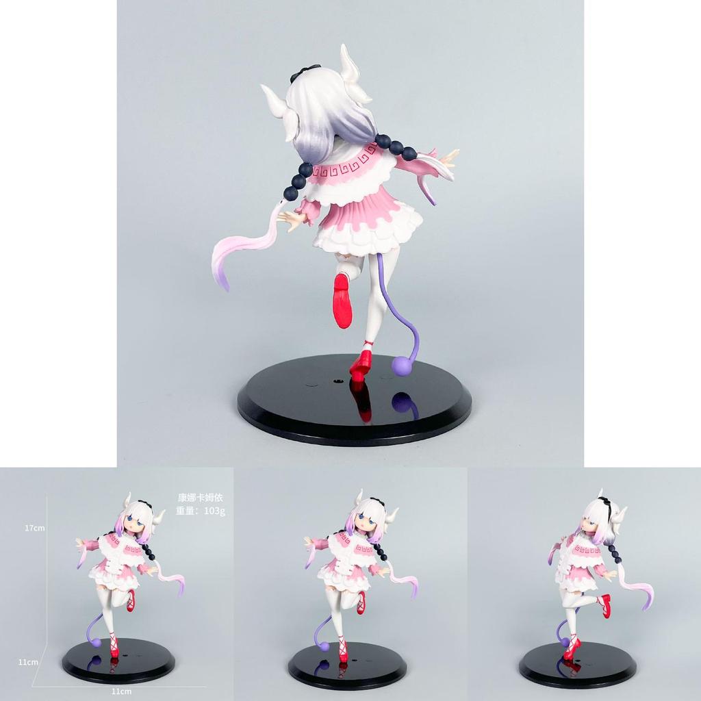 Miss Kobayashis Dragon Maid Kanna Kamui Pvc Anime Figure Collectible Desk Decor For Fans