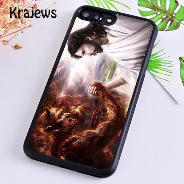 Krajews Bible Jesus Christ Christian Cross Phone Case Cover For iPhone 17 Air 16 15 14 Plus 11 12 13 Pro Max