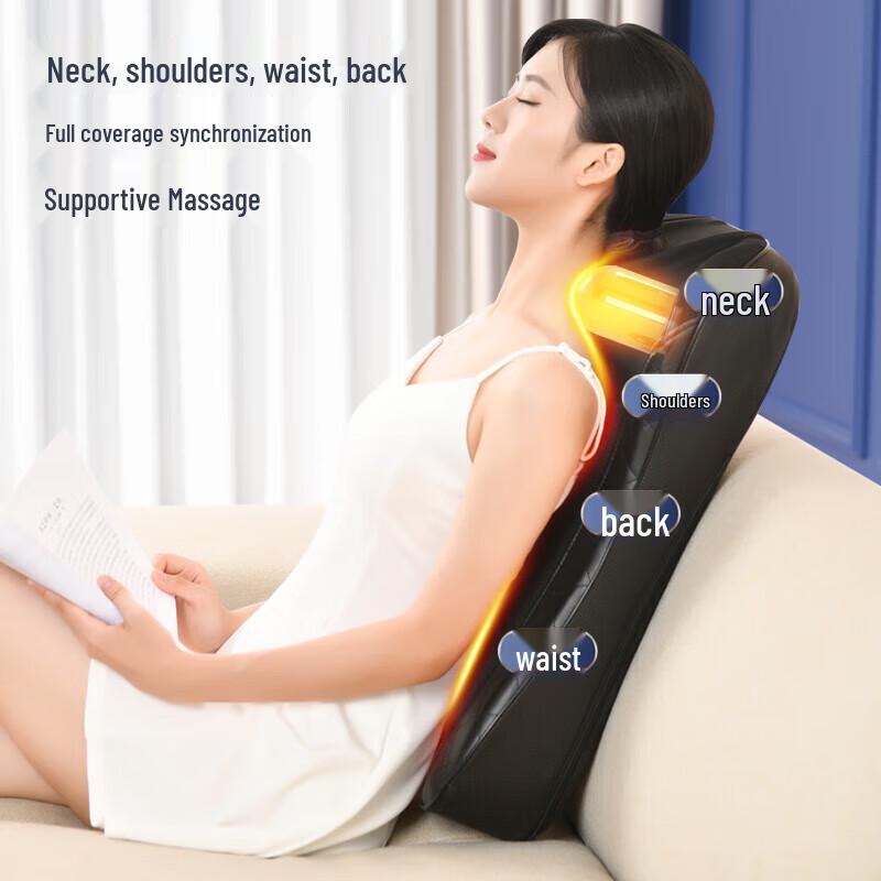 Aux Multifunctional Neck and Back Kneading Massager CN Plug (adapter Included)