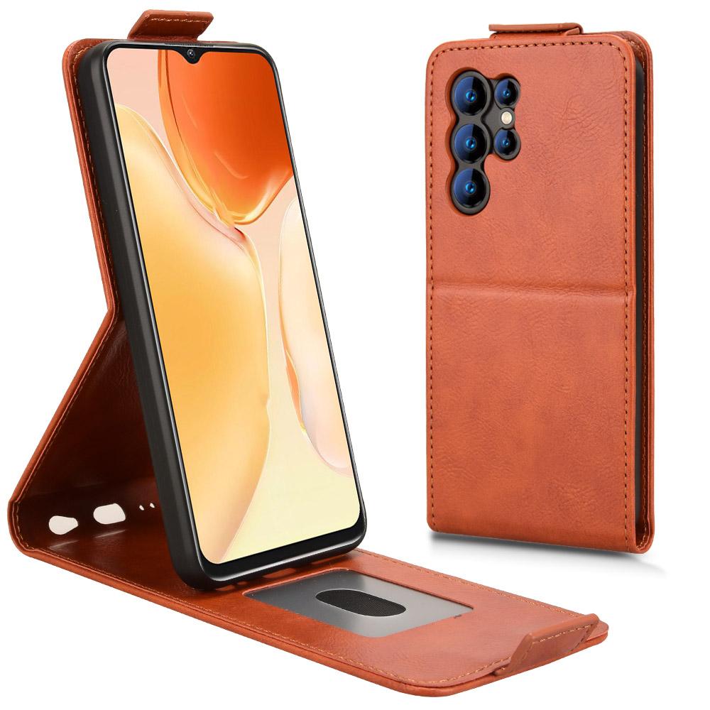 Для Oukitel C61 Pro/C61 Подставка Чехол Магнитная застежка Вертикальный откидной Кожаный чехол для телефона с держателем для карт