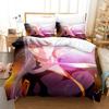 3d Anime Noblese Beding Set Printed Bed Linen Set With Pilowcase Bed Soft Duvet Cover Soft Single Double Quen Super King-Sized Dimensionsd Dimensions