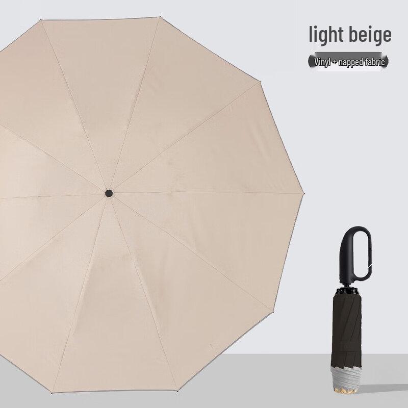 YICAI Durable 5-Fold Reflective Sun/Rain Umbrella