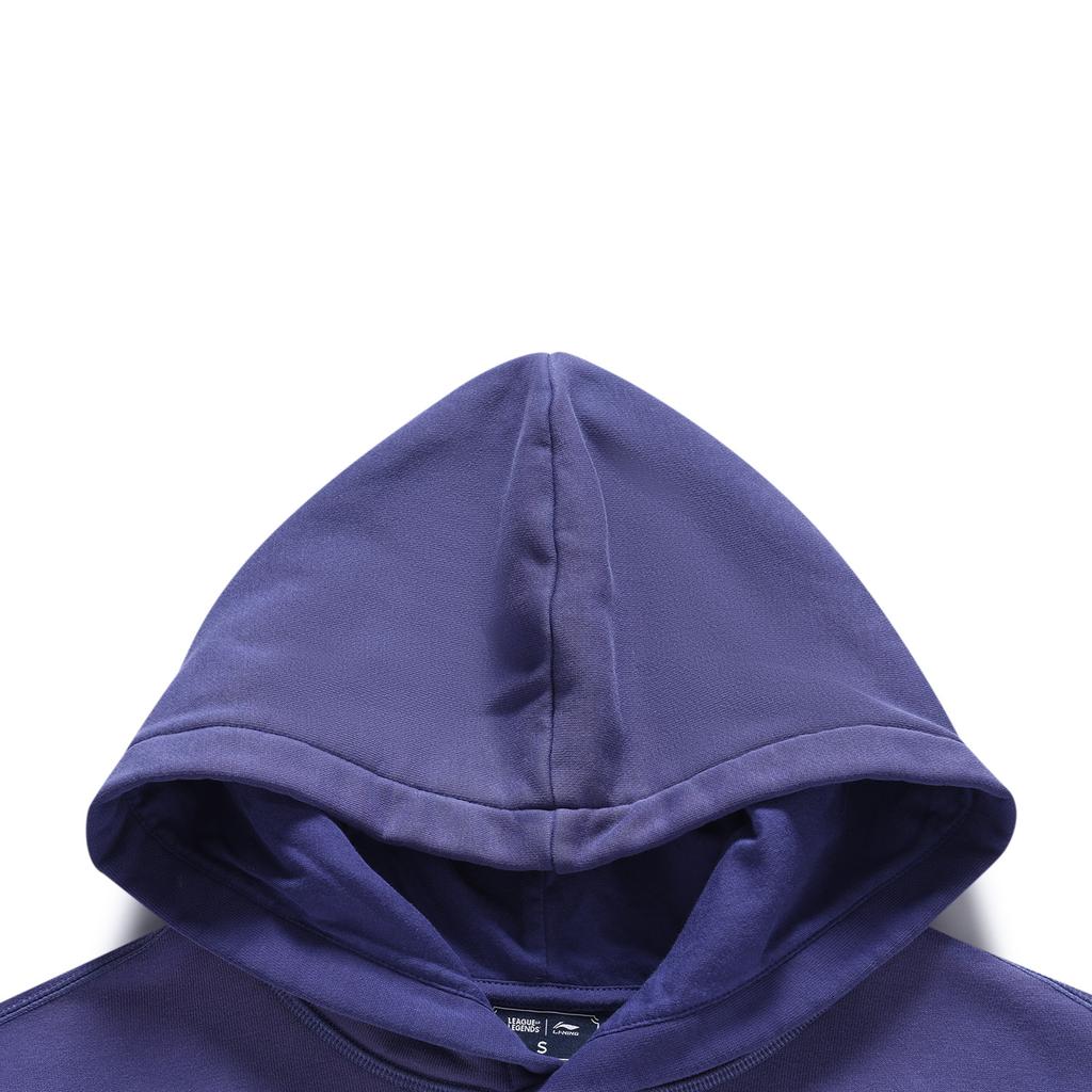 Li Ning Sports Lifestyle Series Hooded Letter Print Couple Sweatshirt Unisex sweatshirt AWDV473-2