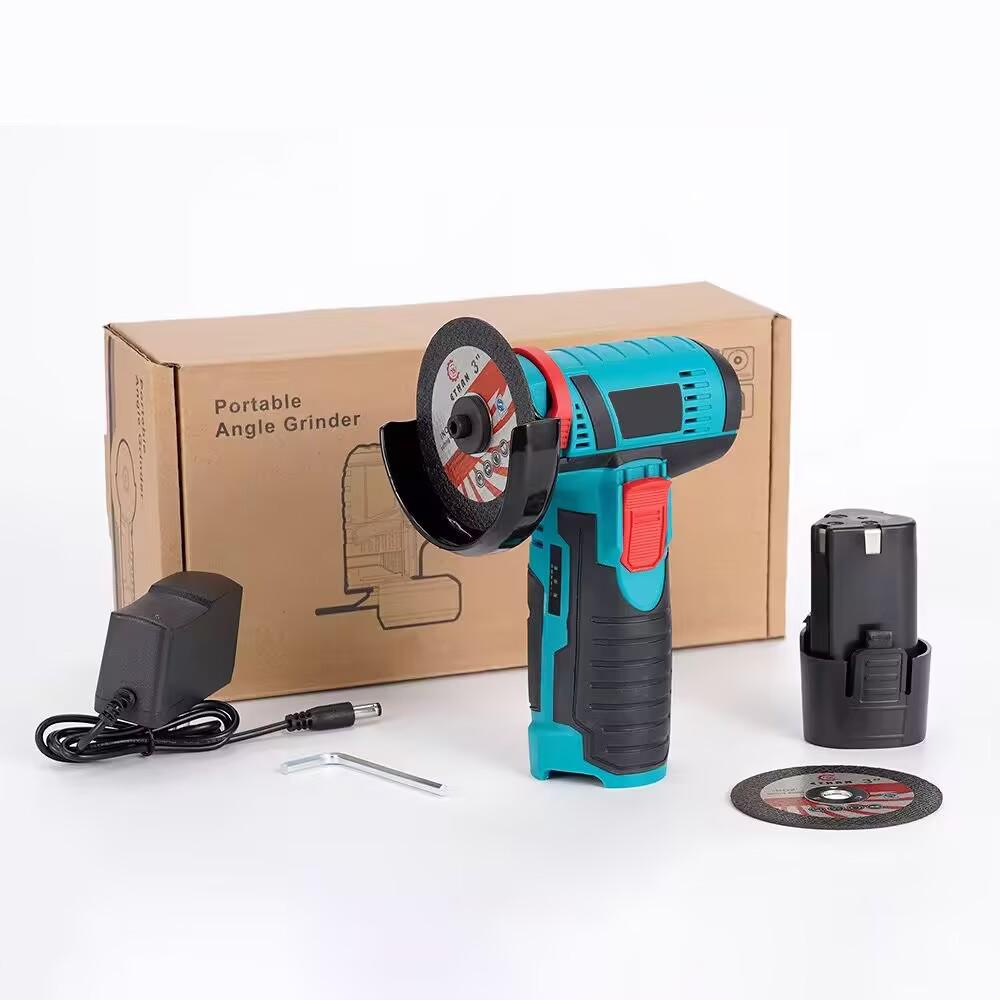 12V Rechargeable Mini Angle Grinder & Polisher, 3-Inch Lithium Battery