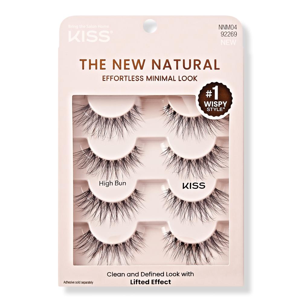 

Kiss The New Natural Lash Multipack, высокий пучок, 4 карата