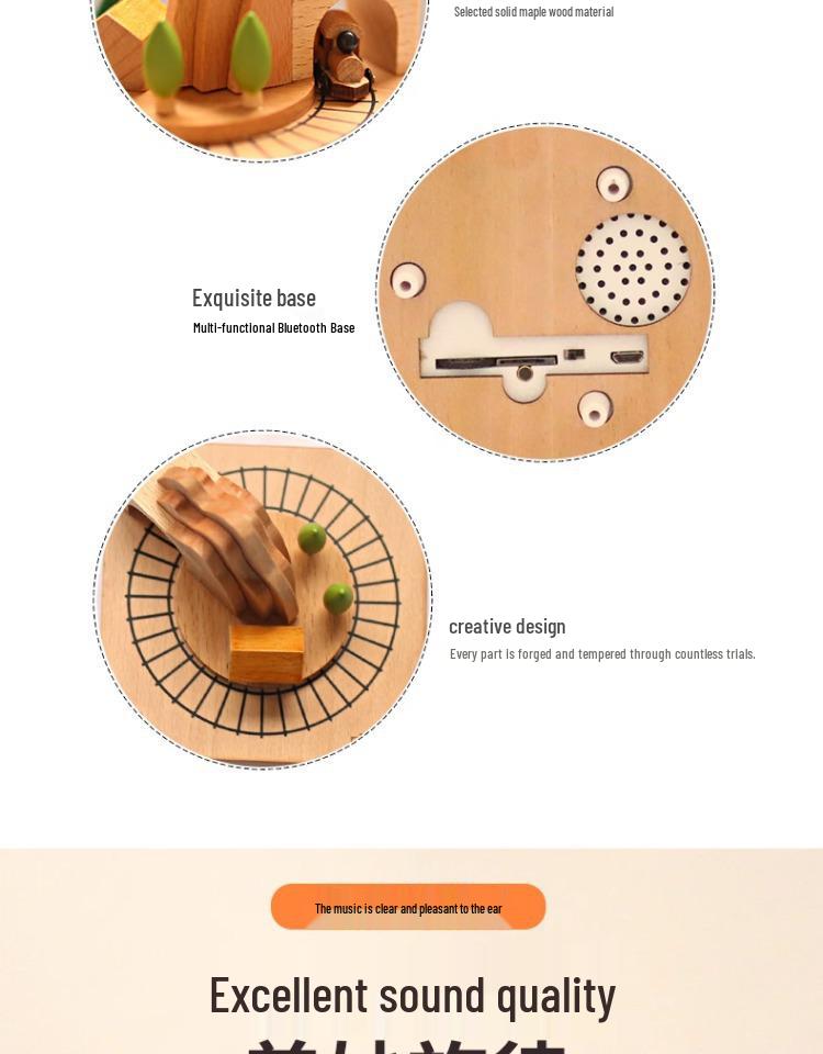 Spring-Wound Birthday Musical Jewelry Box for Girls