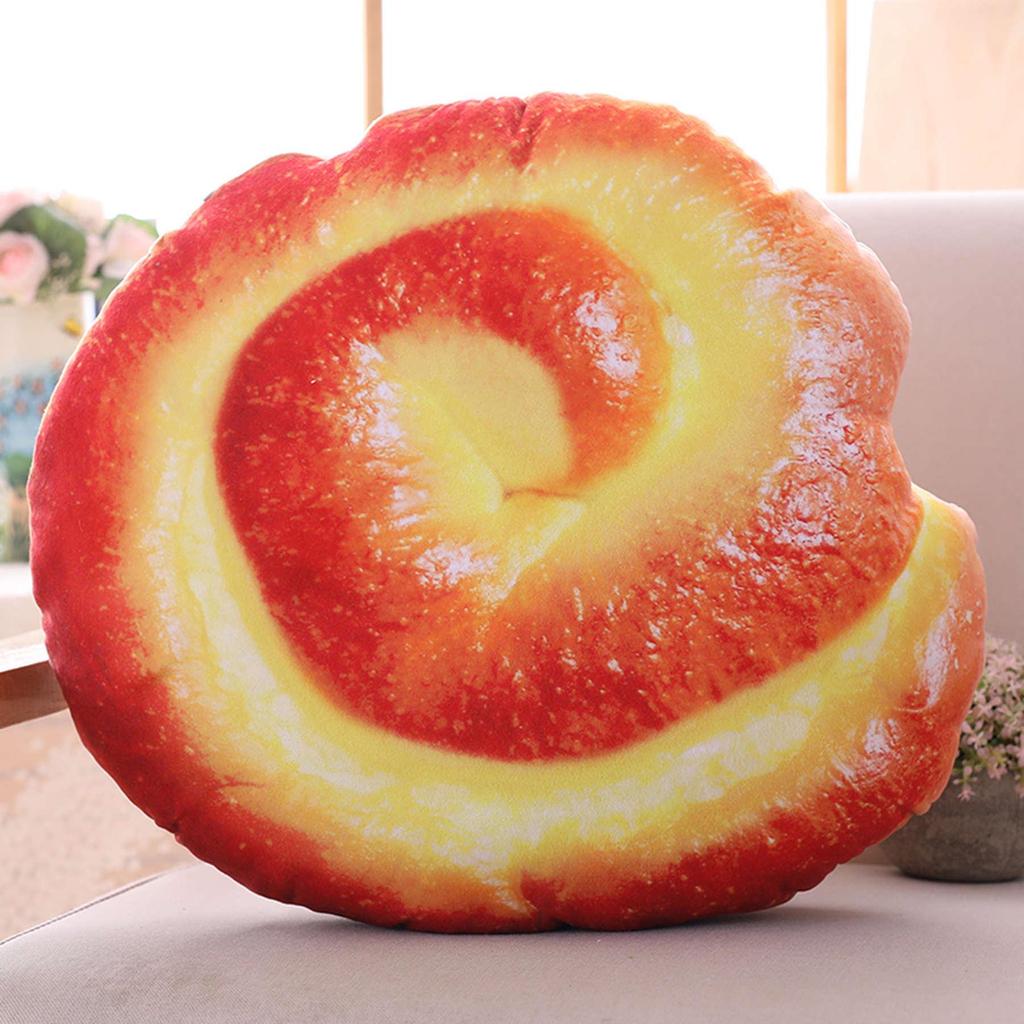 3D Simulation Snack Butter Bread Cushion Pillow for Kids' Birthday Gift