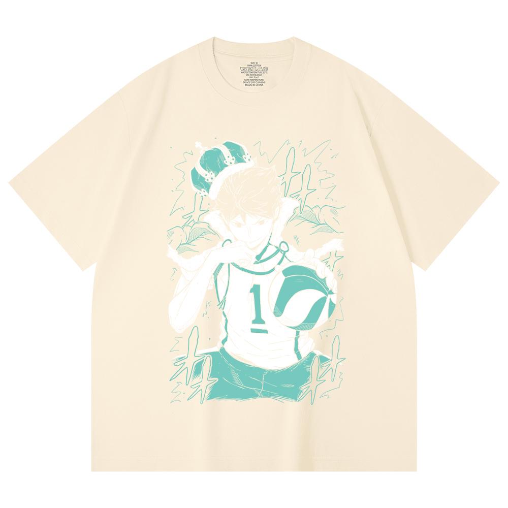 230 Gsm 100% Cotton Haikyu V3 Oikawa Print Unisex Heavy Cotton T Shirt