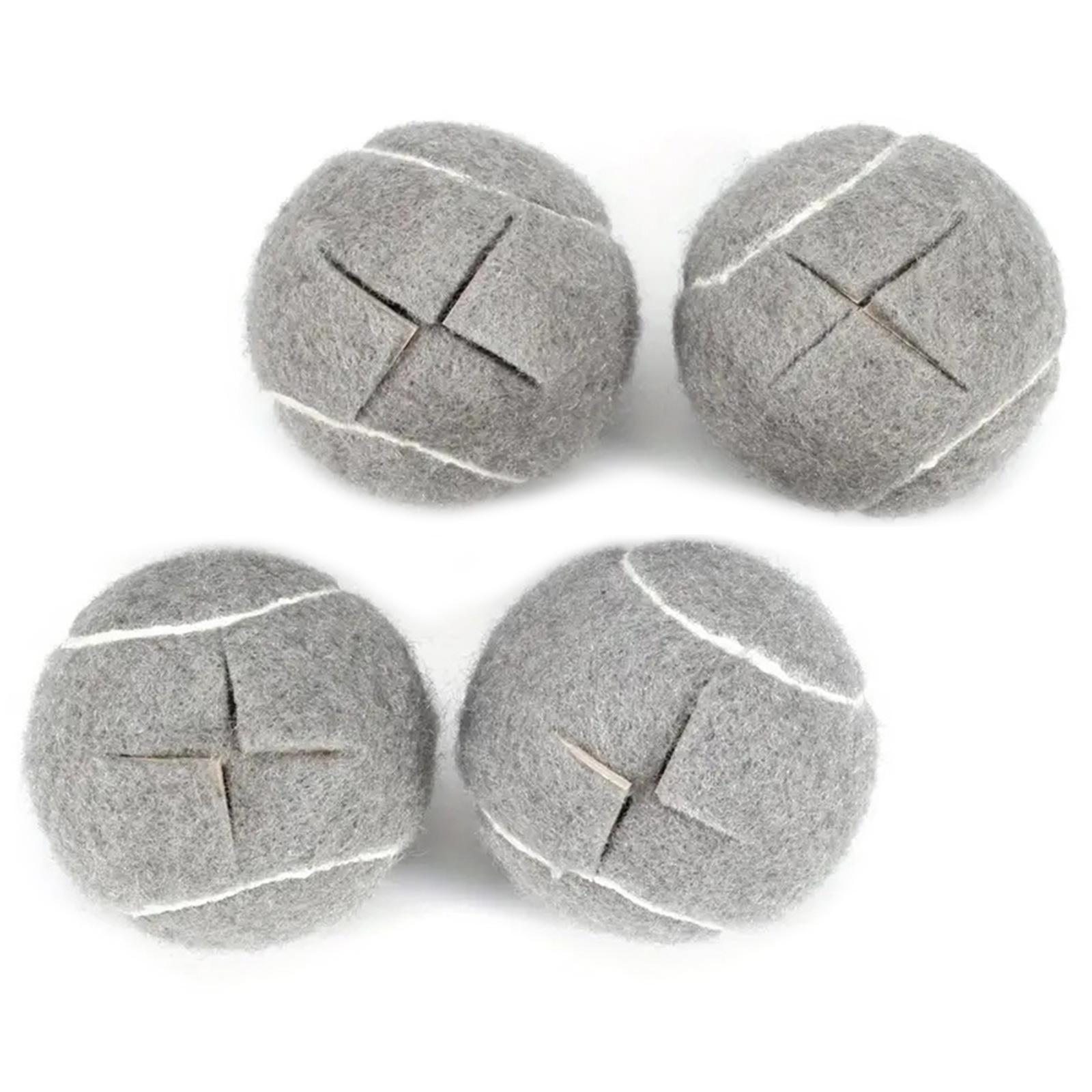 

4Pcs Tennis Balls Shape Furniture Leg Cover Nonslip Table Legs Sleeves Thicken Chair Caps Covers for Home Bedroom