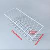 Hanging Wall Basket Grid with Hooks Kitchen Organizer Metal Mounted Wire