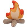 30cm Funny Simulation Bonfire Soft Stuffed Plush Toy Doll Fire Firewood Plush Pillow Outdoor Camping Room Decor Kids Gifts